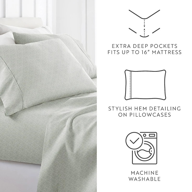Casual Comfort Modern Circles Patterned Sheet Set