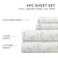 Casual Comfort Painted Meadow Patterned Sheet Set