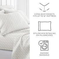 Casual Comfort Painted Meadow Patterned Sheet Set
