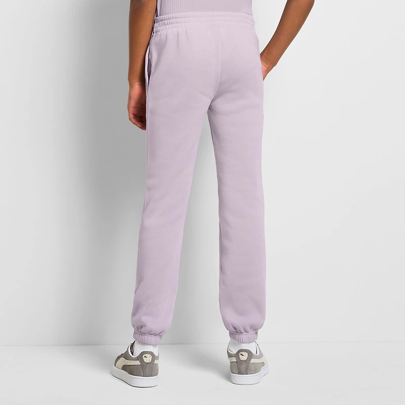 PUMA Big Kid Girls Regular Fit Fleece Jogger Pant