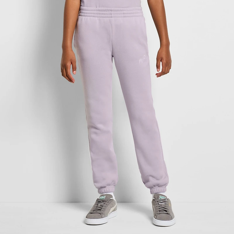 PUMA Big Kid Girls Regular Fit Fleece Jogger Pant