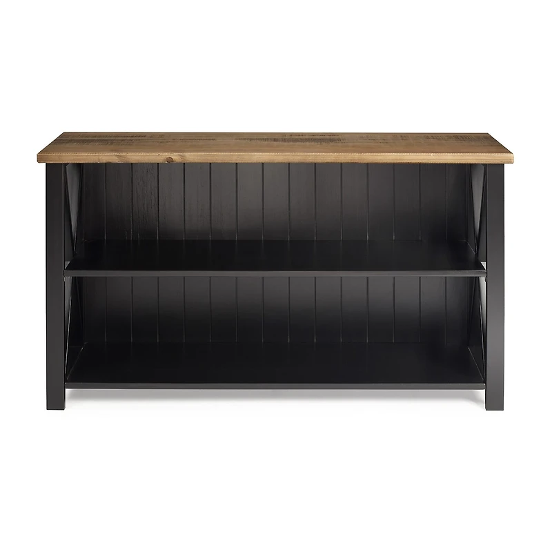 Walker Edison Freeda Small Space Collection Storage Console Table