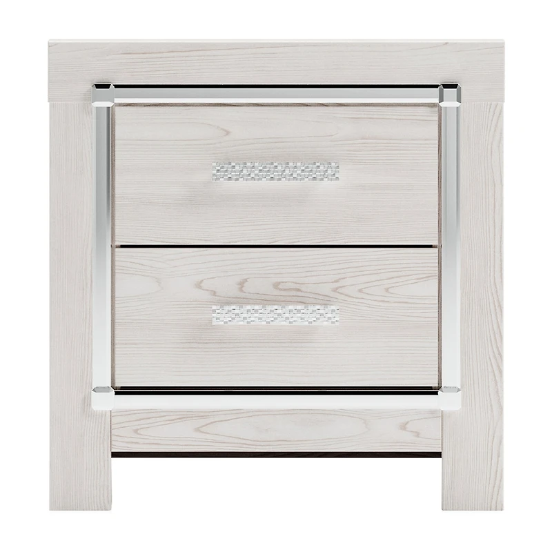 Signature Design by Ashley Altyra 2-Drawer Nightstand in White