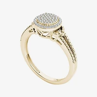 1/ CT.T.W. Natural Diamond 10K Yellow Gold Engagement Ring