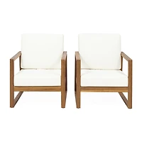 Belgian 2-pc. Upholstered Club Chair