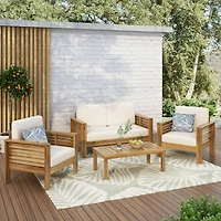 Louver 4-pc. Conversation Set