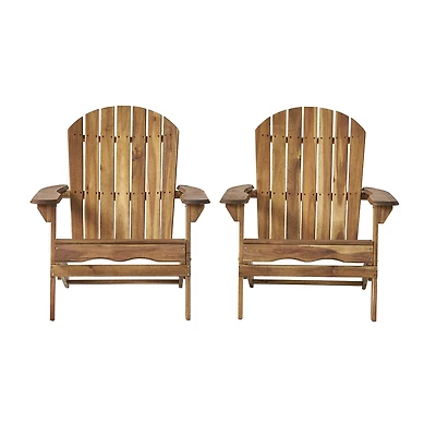 Hanlee 2-pc. Folding Adriondack Chair