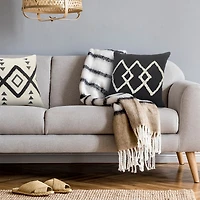 LR Home Avon Diamond Square Throw Pillow