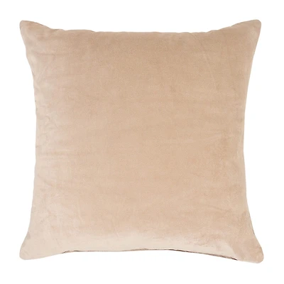 LR Home Orry Casual Velvet Square Throw Pillow