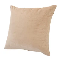 LR Home Orry Casual Velvet Square Throw Pillow