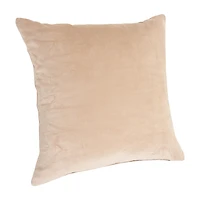 LR Home Orry Casual Velvet Square Throw Pillow
