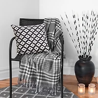 LR Home Ivan Modern Square Throw Pillow