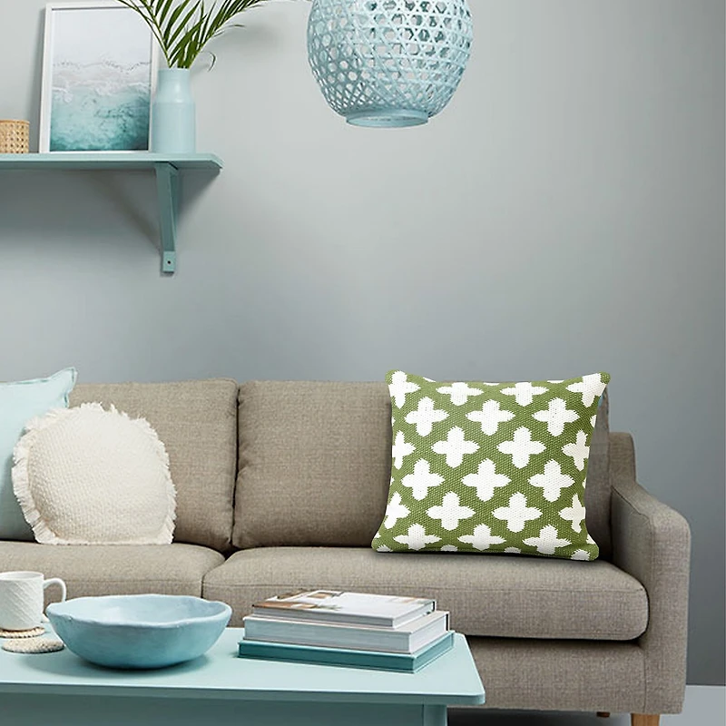 LR Home Cole Modern Square Throw Pillow
