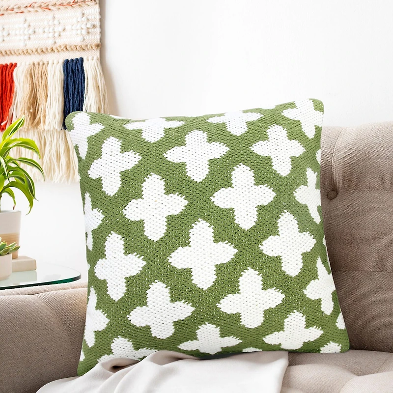 LR Home Cole Modern Square Throw Pillow