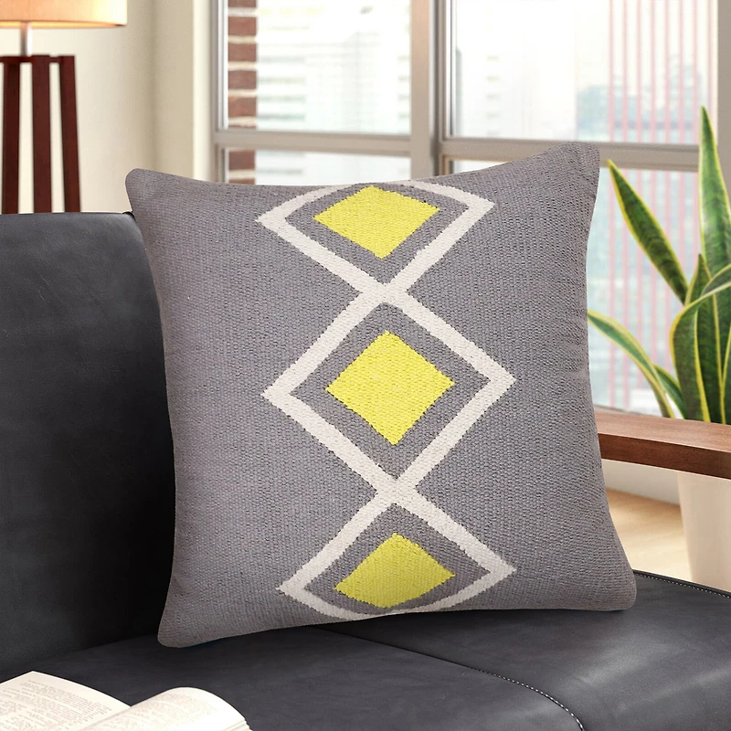 LR Home Alan Southwestern Square Throw Pillow