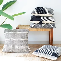 LR Home Joe Chev Set 2 Square Throw Pillow