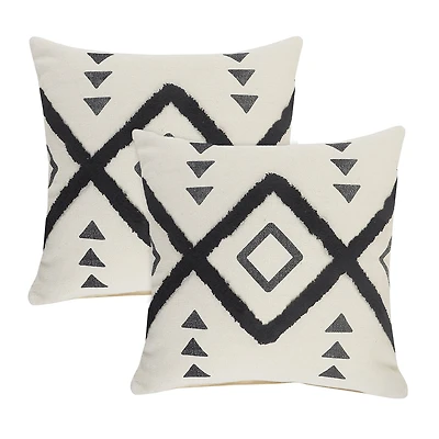 LR Home Abel Dia Set 2 Square Throw Pillow