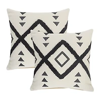 LR Home Abel Dia Set 2 Square Throw Pillow