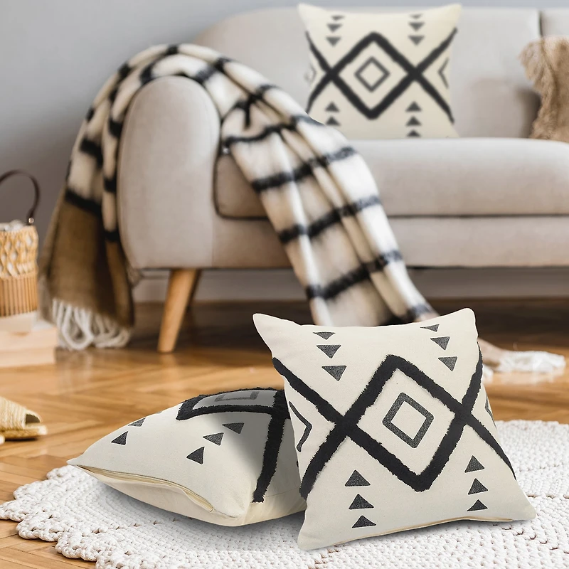 LR Home Abel Dia Set 2 Square Throw Pillow