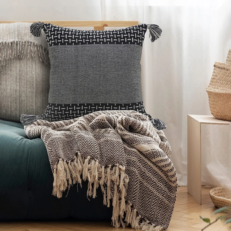 LR Home Nas Geo Set 2 Square Throw Pillow