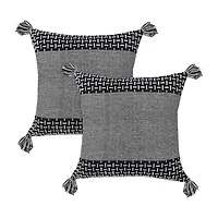 LR Home Nas Geo Set 2 Square Throw Pillow