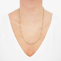 14K Gold 20 - 24 Inch Hollow Figaro Chain Necklace