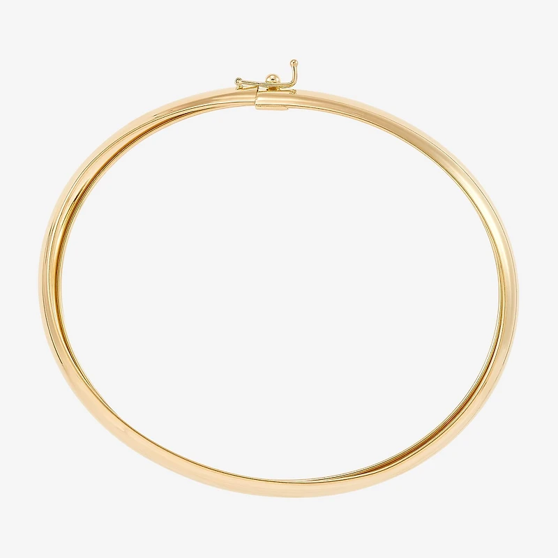 Womens 10K Gold Bangle Bracelet