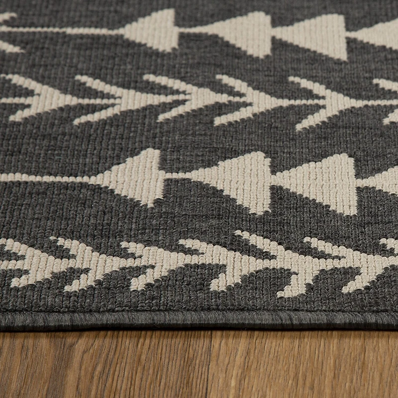 LR Home Tribal Eclectic Indoor Outdoor Rectangular Area Rug