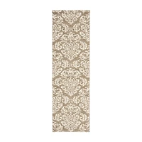 Safavieh Shag Collection Mario Damask Runner Rug