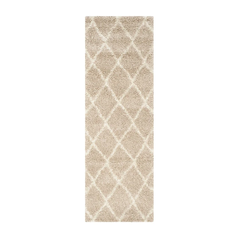 Safavieh Montreal Shag Collection Doriane Geometric Runner Rug