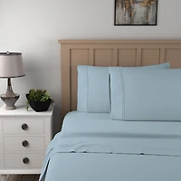 Purity Home 100% Organic Cotton Brushed Percale Eco-Friendly Sheet Set & Pillowcases