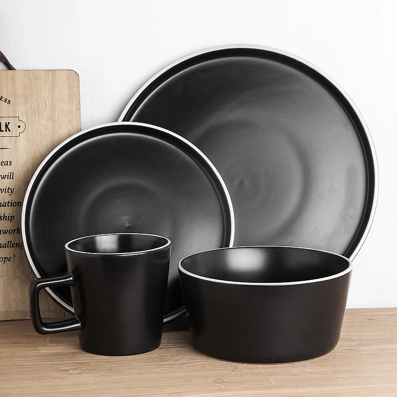 Stone + Lain Allison 32 Piece Stoneware Dinnerware Set