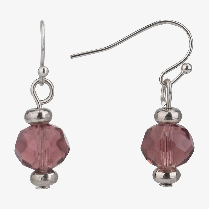 Mixit Silver Tone And Red Womens 3-pc. Jewelry Set