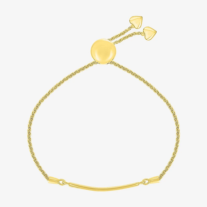 Womens 10K Gold Bolo Bracelet