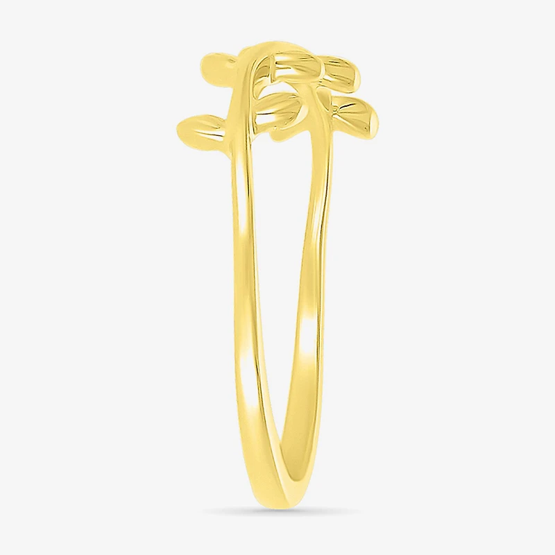 Womens 5.5MM 10K Gold Round Band