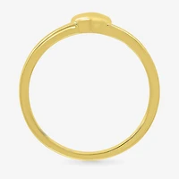Womens 4.5MM 10K Gold Heart Band