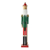 Glitzhome 3.5ft Wooden King Christmas Nutcracker