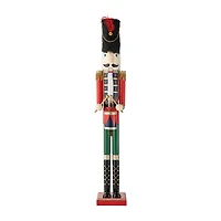 Glitzhome 3.5ft Wooden Christmas Nutcracker