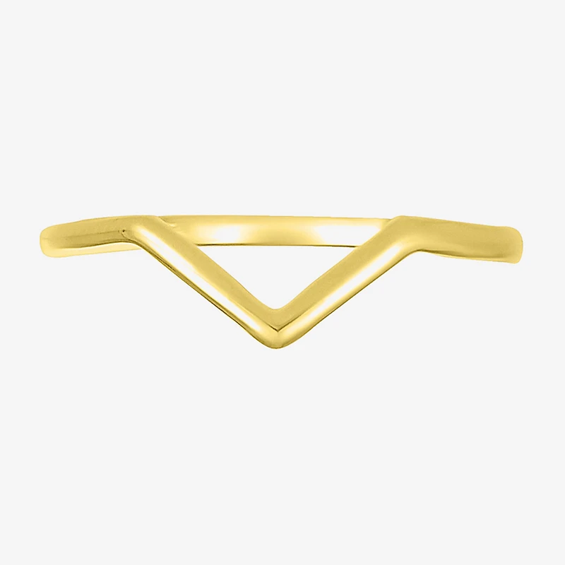Womens 2MM 10K Gold Round Band
