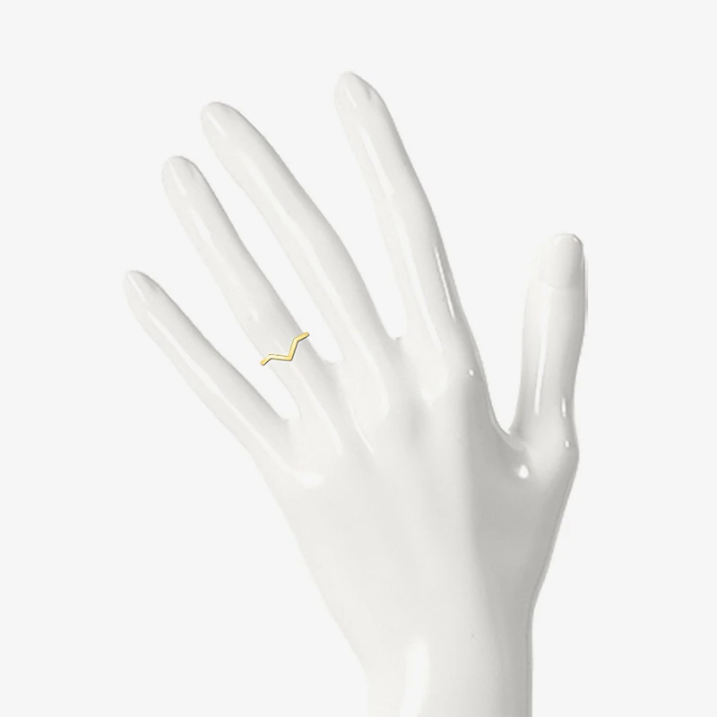 Womens 2MM 10K Gold Round Band
