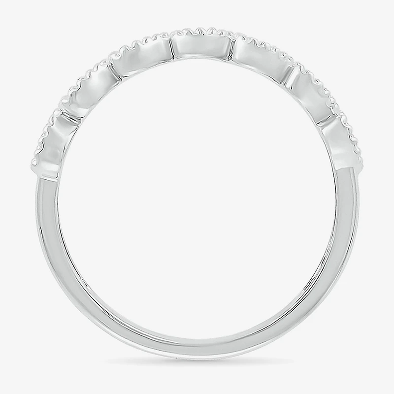 Womens 4MM 10K Gold Heart Band