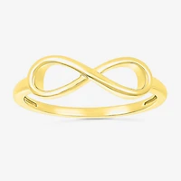 Womens 5MM 10K Gold Infinity Band