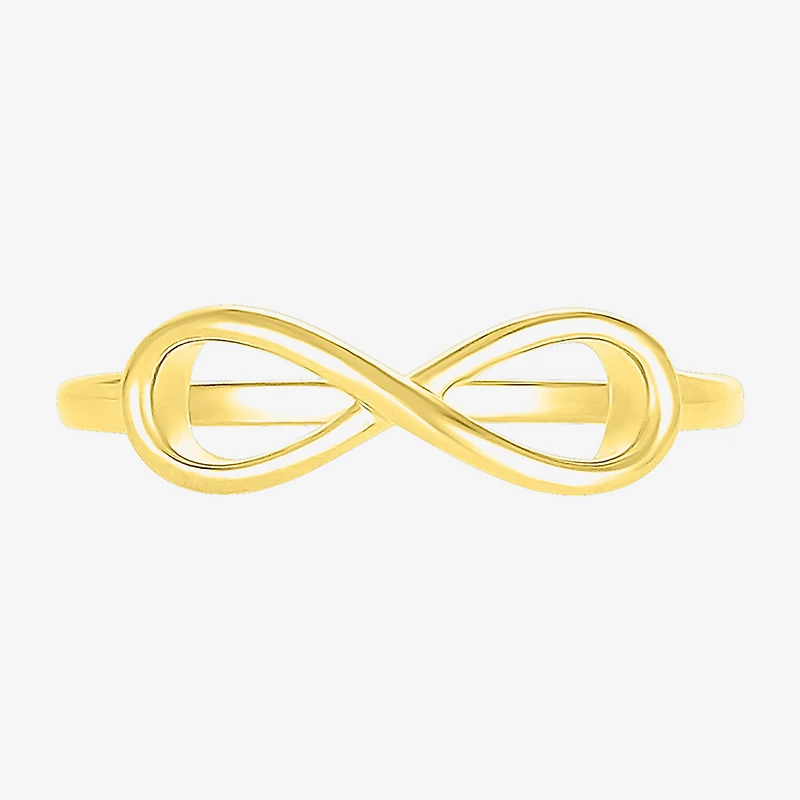 Womens 5MM 10K Gold Infinity Band