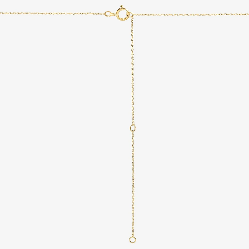 Religious Jewelry Womens 10K Gold Cross Pendant Necklace