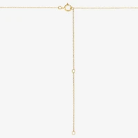 Religious Jewelry Womens 10K Gold Cross Pendant Necklace