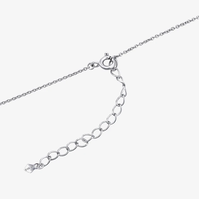 Womens Cubic Zirconia 10K Gold Sterling Silver Square 2-pc. Jewelry Set