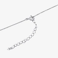 Womens Cubic Zirconia 10K Gold Sterling Silver Square 2-pc. Jewelry Set