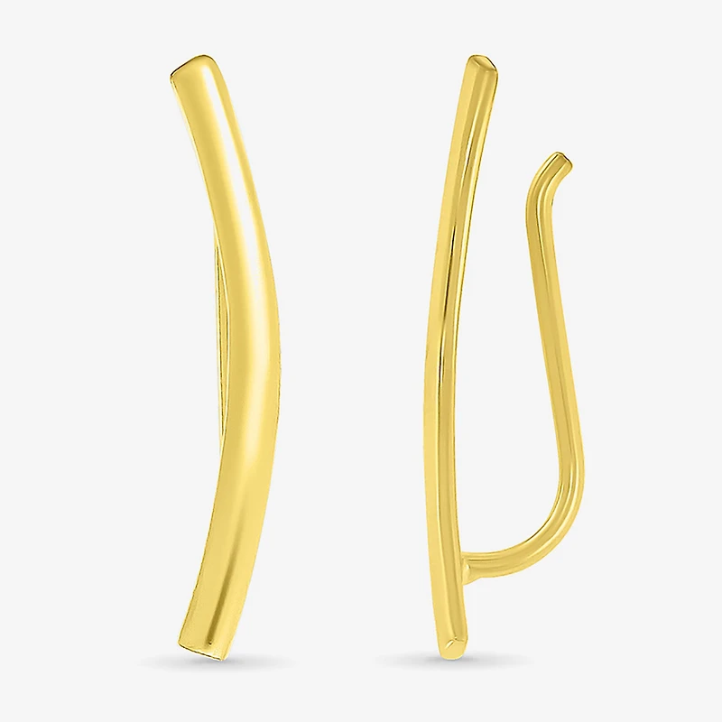 Womens 10K Gold Ear Climbers