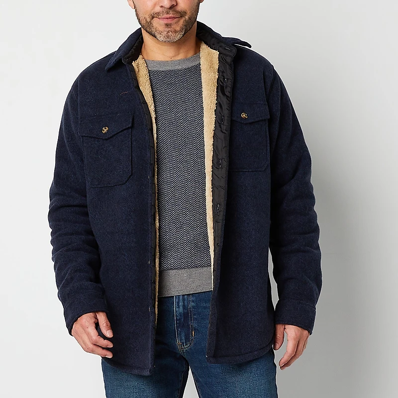 Victory Sherpa Lined Fleece Shirt Jacket