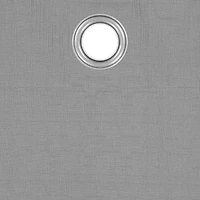 Under the Stars Kids Hayden Textured Grommet Top Energy Saving 100% Blackout Single Curtain Panel